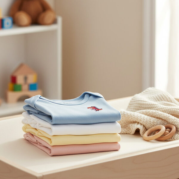Bodysuit Embroidered Long Sleeve Pack of 3