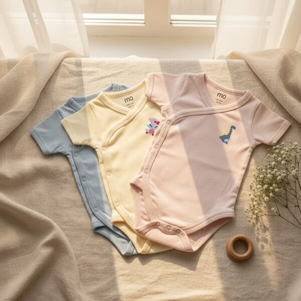 Shaya Embroidered Short Sleeve Pack of 2