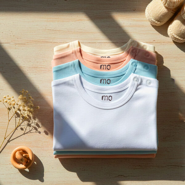 baby body shirt short sleeve pack of 3 - MOkids Egypt