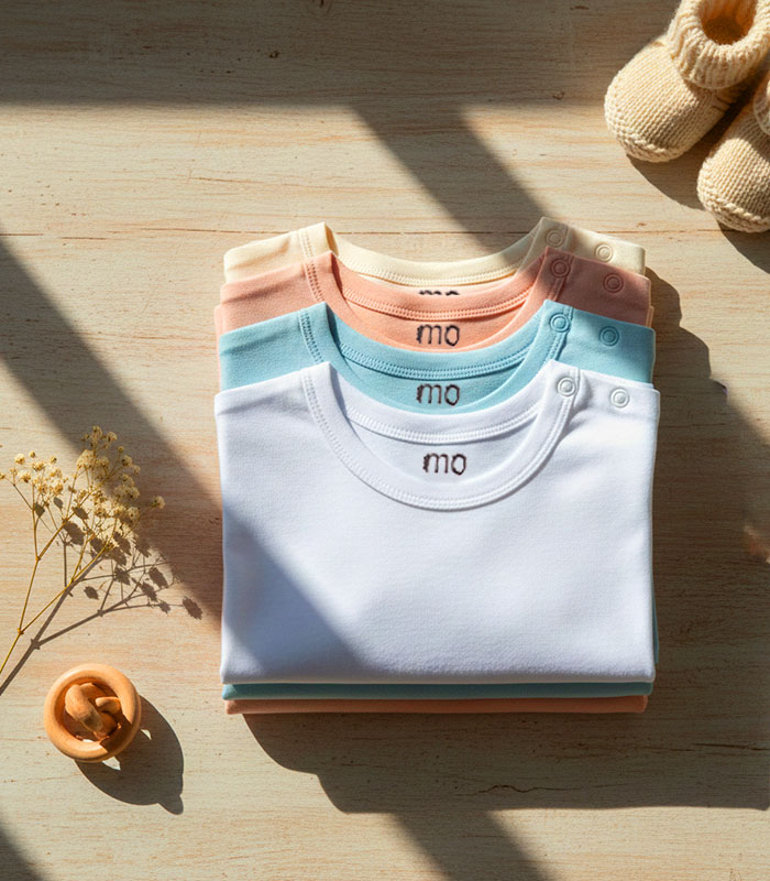 baby body shirt short sleeve pack of 3 - MOkids Egypt