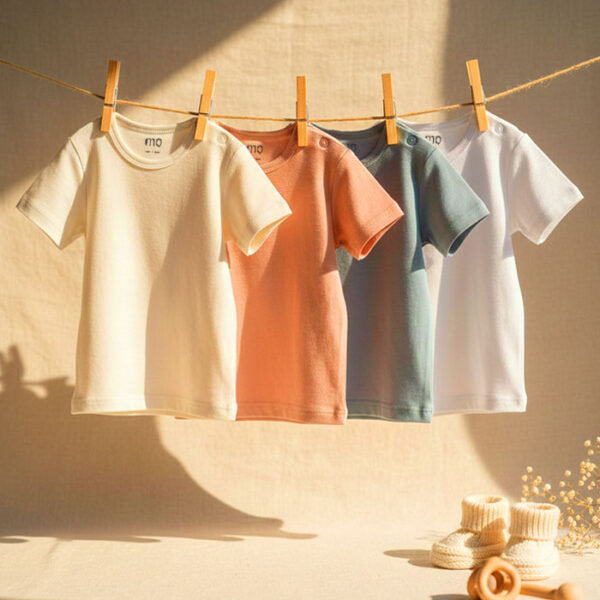 baby body shirt short sleeve pack of 2 - MOkids Egypt