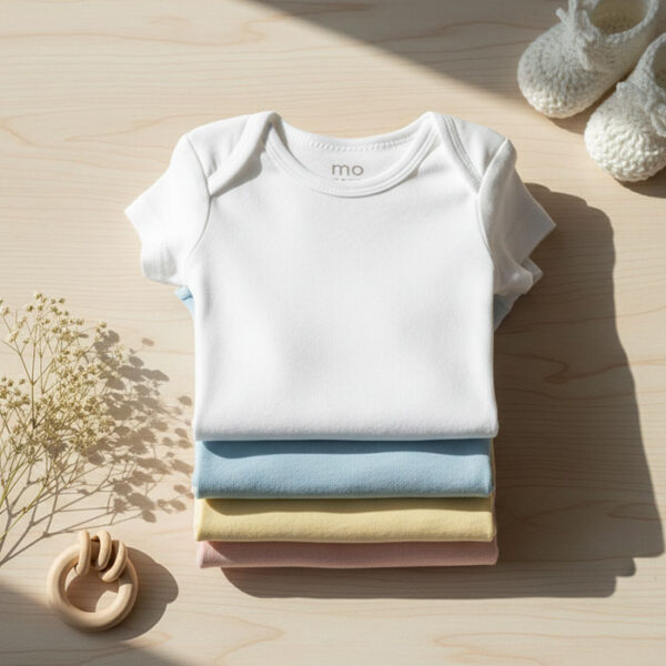 bodysuit short sleeve pack of 2 - MOkids baby short sleeve bodysuits Egypt