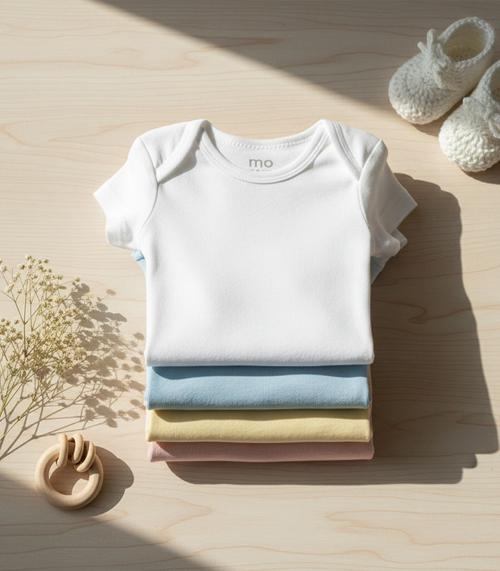 bodysuit short sleeve pack of 2 - MOkids baby short sleeve bodysuits Egypt