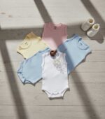 bodysuit sleeveless pack of 3 - MOkids baby bodysuits Egypt